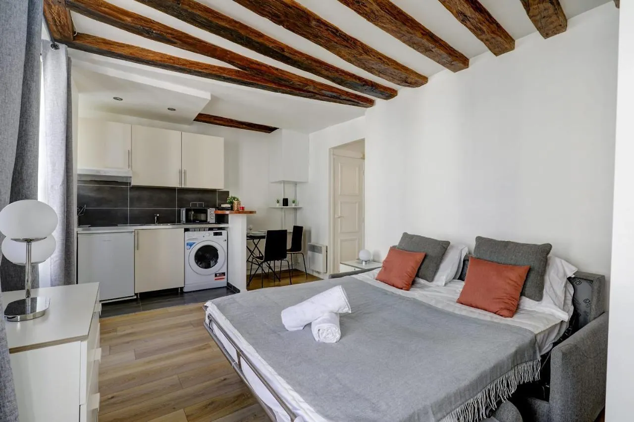 Le Marais - Republique City Studio Párizs Apartman